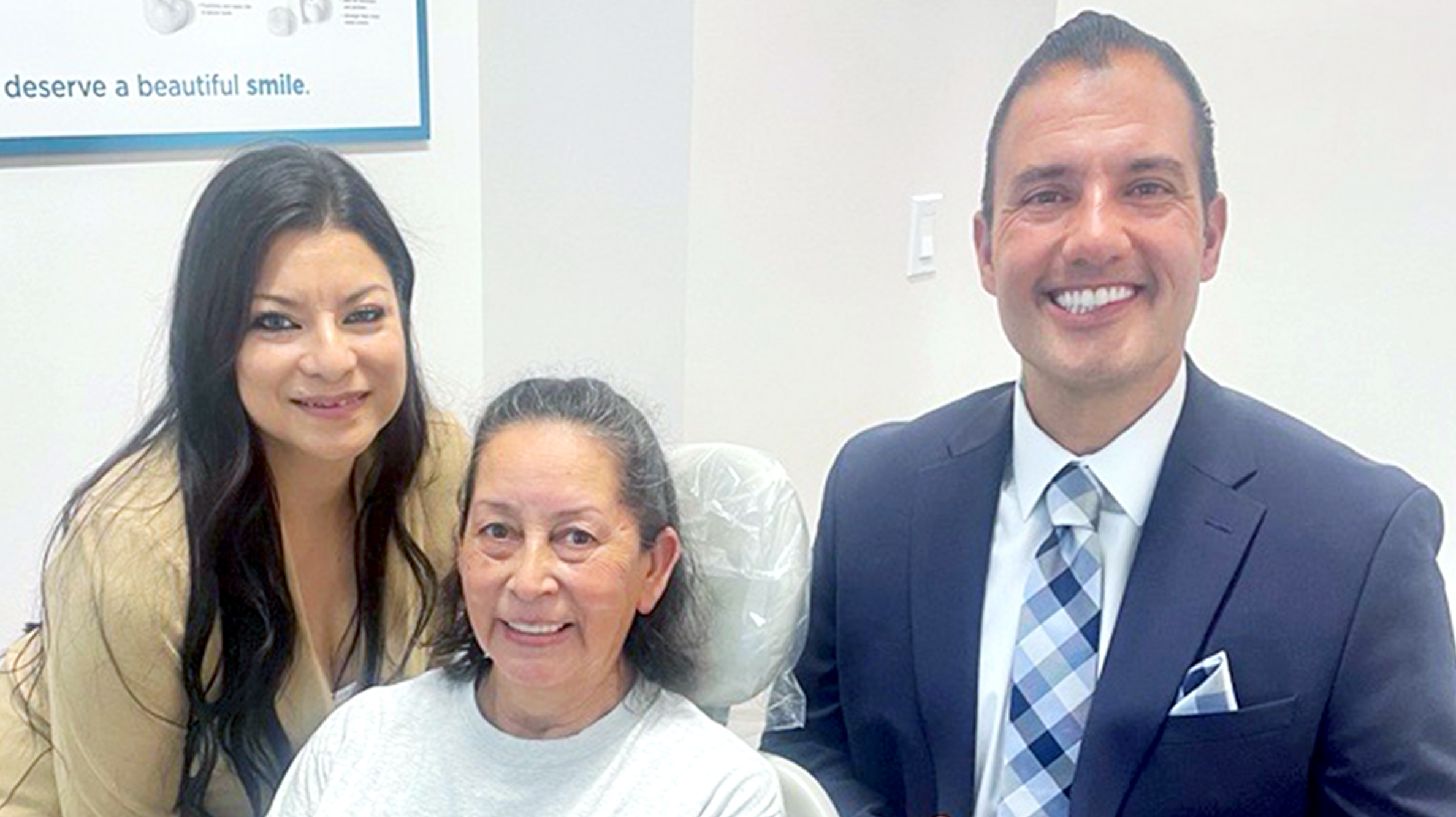 RDC General Manager Itzel Armenta and Regional Manager Lee Palacio were proud to give patients back their smiles.